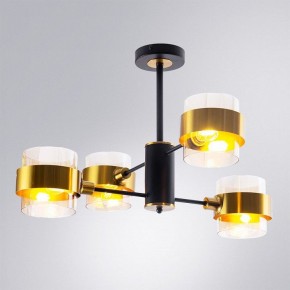 Люстра на штанге Arte Lamp Carlo A8205SP-4BK в Добрянке - dobryanka.ok-mebel.com | фото 2