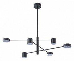 Люстра на штанге Arte Lamp Stanley A2476PL-40BK в Добрянке - dobryanka.ok-mebel.com | фото