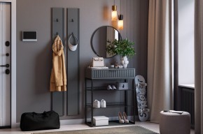 МЕБЕЛЬСОН К19 Прихожая (графит) в Добрянке - dobryanka.ok-mebel.com | фото