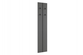 МЕРСИ Вешалка 2 (графит) в Добрянке - dobryanka.ok-mebel.com | фото