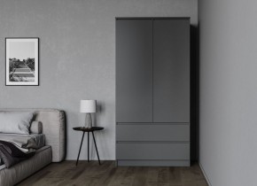 МОРИ МШ 900.1 Шкаф (графит) в Добрянке - dobryanka.ok-mebel.com | фото 2