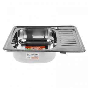 Мойка кухонная накладная Accoona AB4858-L Левая (580*480) в Добрянке - dobryanka.ok-mebel.com | фото 2