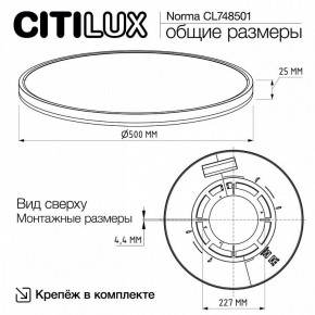 Накладной светильник Citilux Norma CL748501 в Добрянке - dobryanka.ok-mebel.com | фото 9