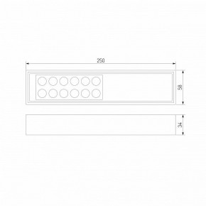 Накладной светильник Elektrostandard Tend a068850 в Добрянке - dobryanka.ok-mebel.com | фото 3