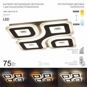 Накладной светильник Эра  SPB-6 GEO 4 RC 75 в Добрянке - dobryanka.ok-mebel.com | фото 2