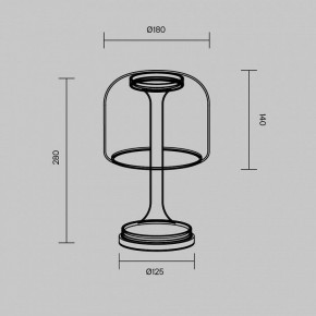 Настольная лампа декоративная Maytoni Spirito MOD286TL-L8W3K в Добрянке - dobryanka.ok-mebel.com | фото 4