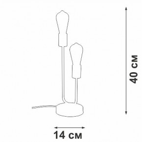 Настольная лампа декоративная Vitaluce V3005 V3005-1/2L в Добрянке - dobryanka.ok-mebel.com | фото 5