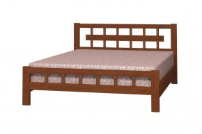 НАТАЛИ-5 Кровать из массива (Орех) в Добрянке - dobryanka.ok-mebel.com | фото 2