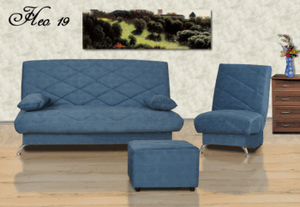 Комплект мягкой мебели НЕО 19 (3+1+ Пуф) в Добрянке - dobryanka.ok-mebel.com | фото 1