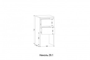 НИКОЛЬ 25 Шкаф 5-ти створчатый в Добрянке - dobryanka.ok-mebel.com | фото 7