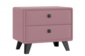 НИКОЛЬ Тумба широкая 2 ящика (розовый) в Добрянке - dobryanka.ok-mebel.com | фото