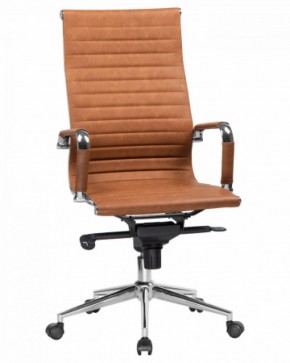 Офисное кресло для руководителей DOBRIN CLARK LMR-101F светло-коричневый №321 в Добрянке - dobryanka.ok-mebel.com | фото