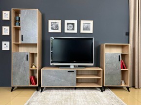 ОСКАР TRIO Гостиная (дуб золотой/каспий темный) в Добрянке - dobryanka.ok-mebel.com | фото 2