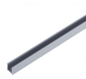 Планка торцевая "П" 4 мм для стеновой панели (алюминий) в Добрянке - dobryanka.ok-mebel.com | фото 1