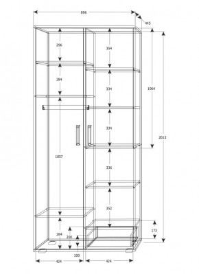 Подростковая Юпитер (модульная) в Добрянке - dobryanka.ok-mebel.com | фото 25