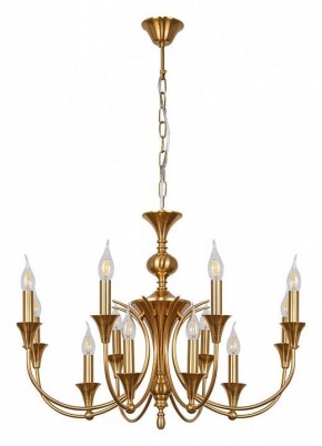 Подвесная люстра Arte Lamp Collinetta A4094LM-12PB в Добрянке - dobryanka.ok-mebel.com | фото 2