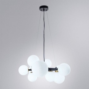 Подвесная люстра Arte Lamp Gemini A2243SP-10BK в Добрянке - dobryanka.ok-mebel.com | фото 3