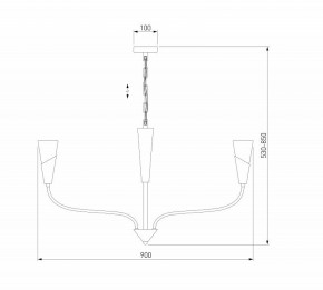 Подвесная люстра Eurosvet Rhyton 60167/8 никель в Добрянке - dobryanka.ok-mebel.com | фото 6