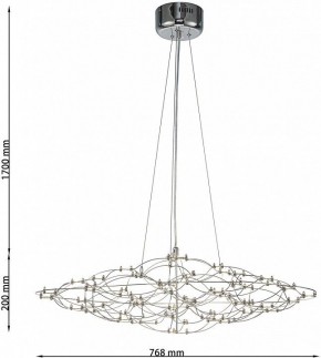 Подвесная люстра Favourite Thinner 4305-8P в Добрянке - dobryanka.ok-mebel.com | фото 5