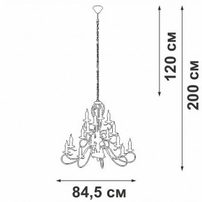 Подвесная люстра Vitaluce V1859 V1859-1/16 в Добрянке - dobryanka.ok-mebel.com | фото 4