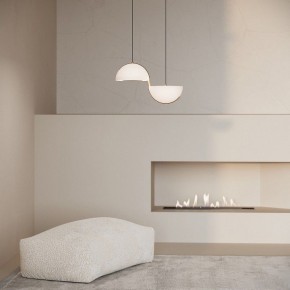 Подвесной светильник Eurosvet Emisfero 50083/2 LED золото в Добрянке - dobryanka.ok-mebel.com | фото 2
