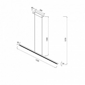 Подвесной светильник Mantra Lineal 8954 в Добрянке - dobryanka.ok-mebel.com | фото 3