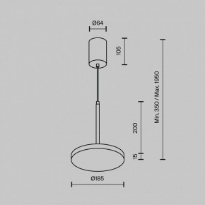 Подвесной светильник Maytoni Plato P076PL-L12W4K-BS в Добрянке - dobryanka.ok-mebel.com | фото 6