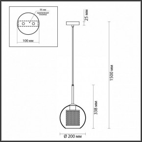 Подвесной светильник Odeon Light Clocky 4939/1 в Добрянке - dobryanka.ok-mebel.com | фото 4