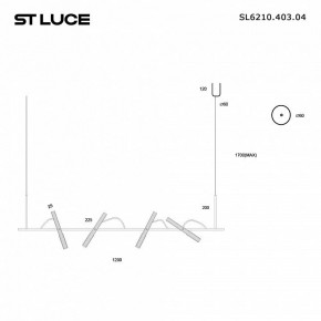 Подвесной светильник ST-Luce LILT SL6210.403.04 в Добрянке - dobryanka.ok-mebel.com | фото 2