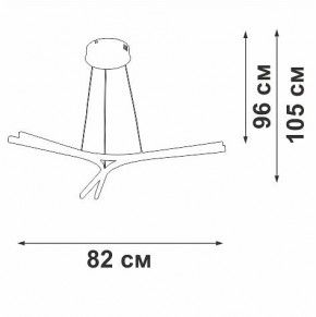 Подвесной светильник Vitaluce V2708 V2708-0/3S в Добрянке - dobryanka.ok-mebel.com | фото 3