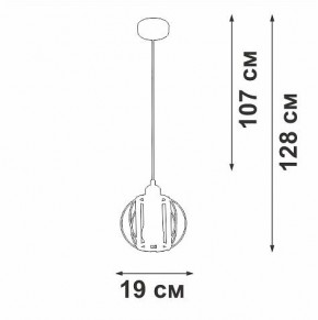 Подвесной светильник Vitaluce V2852 V2852-1/1S в Добрянке - dobryanka.ok-mebel.com | фото 6