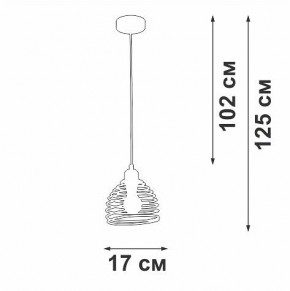 Подвесной светильник Vitaluce V2854 V2854-1/1S в Добрянке - dobryanka.ok-mebel.com | фото 5