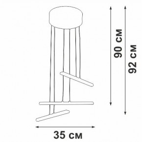 Подвесной светильник Vitaluce V3046 V3046-1/3S в Добрянке - dobryanka.ok-mebel.com | фото 5