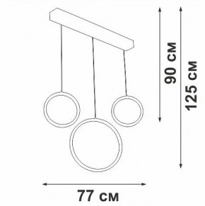 Подвесной светильник Vitaluce V3050 V3050-1/3S в Добрянке - dobryanka.ok-mebel.com | фото 5