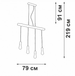 Подвесной светильник Vitaluce V47160 V47160-1/4S в Добрянке - dobryanka.ok-mebel.com | фото 5
