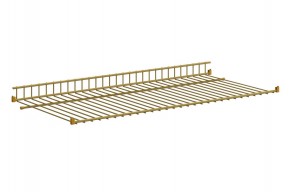 Полка сотовая L695 (золото) в Добрянке - dobryanka.ok-mebel.com | фото