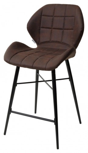 Полубарный стул MARCEL COWBOY-#800 темно-коричневый (H=65cm), ткань микрофибра М-City в Добрянке - dobryanka.ok-mebel.com | фото