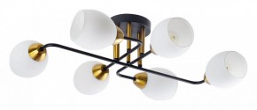 Потолочная люстра Arte Lamp Andrea A8141PL-6BK в Добрянке - dobryanka.ok-mebel.com | фото