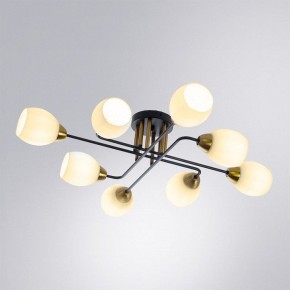 Потолочная люстра Arte Lamp Andrea A8141PL-8BK в Добрянке - dobryanka.ok-mebel.com | фото 2