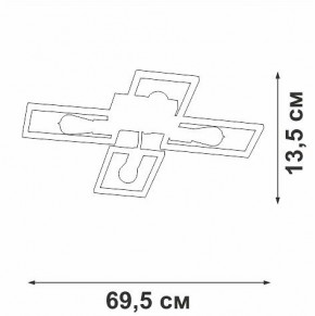 Потолочная люстра Vitaluce V3031 V3031-7/4PL в Добрянке - dobryanka.ok-mebel.com | фото 4
