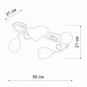 Потолочная люстра Vitaluce V3269 V3269-3/4PL в Добрянке - dobryanka.ok-mebel.com | фото 2