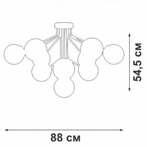 Потолочная люстра Vitaluce V42870 V42870-8/10PL в Добрянке - dobryanka.ok-mebel.com | фото