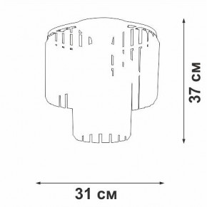 Потолочная люстра Vitaluce V5155 V5155-1/4PL в Добрянке - dobryanka.ok-mebel.com | фото 4