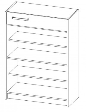 Прихожая Марица Тумба для обуви (ЯШ темный/ светлый) в Добрянке - dobryanka.ok-mebel.com | фото 2