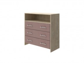 PROxSON Комод Varna (ЛДСП Бунратти+ткань Бунратти/Ultra Горячий шоколад) 90x40 в Добрянке - dobryanka.ok-mebel.com | фото