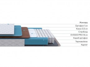 PROxSON Матрас FIRST Cocos Flat M (Ткань Синтетический жаккард) 160x190 в Добрянке - dobryanka.ok-mebel.com | фото 3