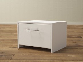PROxSON Тумба Varna (ЛДСП Белая+экокожа Белый/Белый) 51x40 в Добрянке - dobryanka.ok-mebel.com | фото