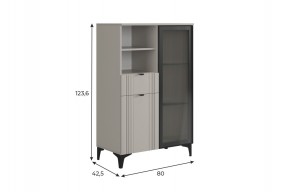 РИЧ Комод 2 со стеклом в Добрянке - dobryanka.ok-mebel.com | фото 2