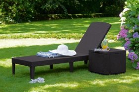 Шезлонг Джайпур (Jaipur Sun lounger) виски-коричневый в Добрянке - dobryanka.ok-mebel.com | фото 2