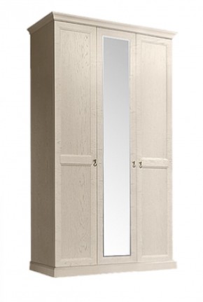 Шкаф 3-х дверный (с зеркалом) для платья и белья Венеция дуб седан (ВНШ1/3) в Добрянке - dobryanka.ok-mebel.com | фото